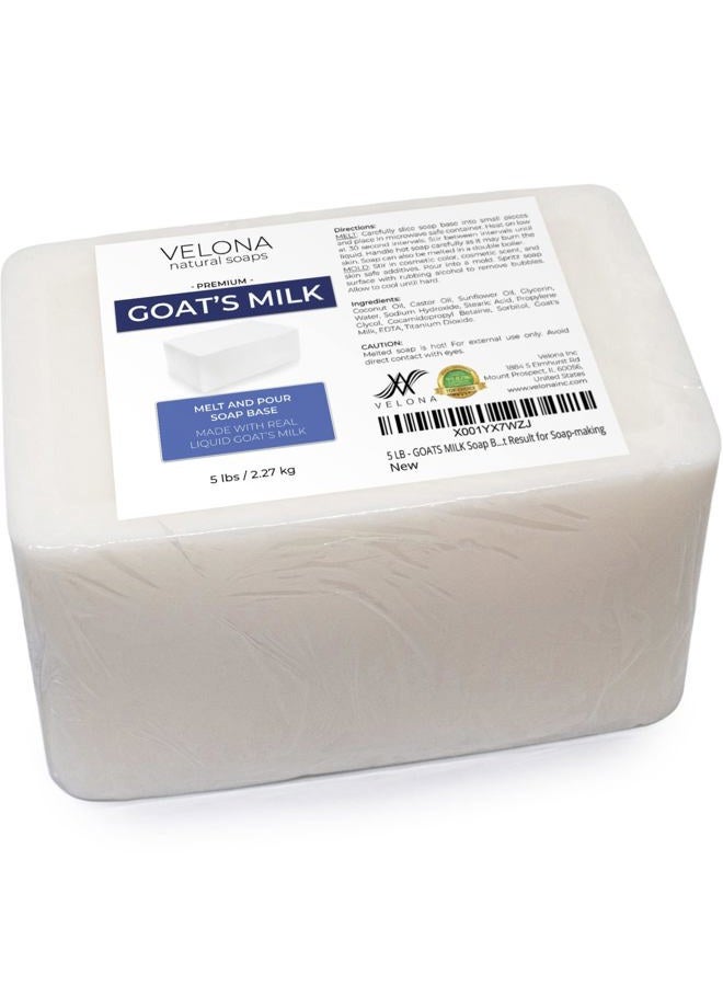 velona 5 LB - GOATS MILK Soap Base | SLS/SLES free | Melt and Pour | Natural Bars For The Best Result for Soap-making - Image 5